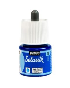 Pebeo Setasilk Paint - 45 ml Bottle - Cyan (13)