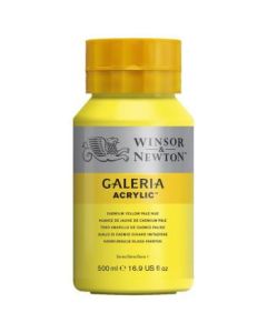 Winsor & Newton Galeria Acrylic Colour - Jar of 500 ML - Cadmium Yellow Pale Hue (114)