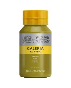 Winsor & Newton Galeria Acrylic Colour - Jar of 500 ML - Green Gold (294)