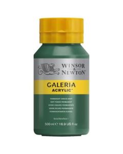 Winsor & Newton Galeria Acrylic Colour - Jar of 500 ML - Permanent Green Deep (482)