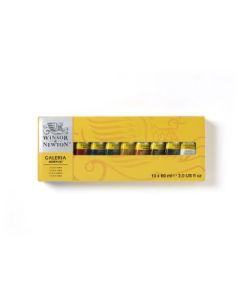 Winsor & Newton Galeria Acrylic Colour Set of 10 Tubes x 60 ML