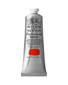 Winsor & Newton Professional Acrylic Colour - Tube of 60 ML - Cadmium Red Medium (099)