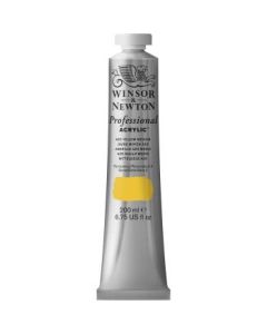 Winsor & Newton Professional Acrylic Colour - Tube of 200 ML - Azo Yellow Medium (019)