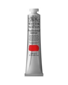 Winsor & Newton Professional Acrylic Colour - Tube of 200 ML - Naphthol Red Light (421)