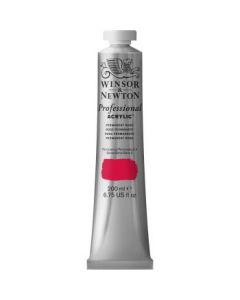 Winsor & Newton Professional Acrylic Colour - Tube of 200 ML - Permanent Rose (502)