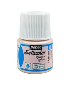 Pebeo Setacolor Opaque Paint - 45 ml bottle - Portrait Pink (90)