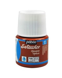 Pebeo Setacolor Opaque Paint - 45 ml bottle - Cinnamon (93)