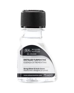 Winsor & Newton Distilled Turpentine Bottle - 75 ML