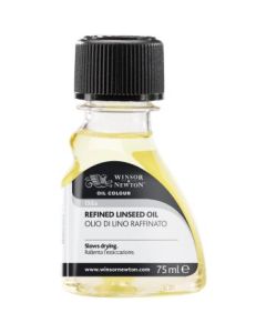 Winsor & Newton Refined Linseed Oil Bottle - 75 ML