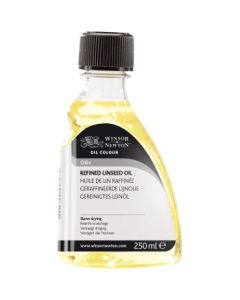 Winsor & Newton Refined Linseed Oil Bottle - 250 ML