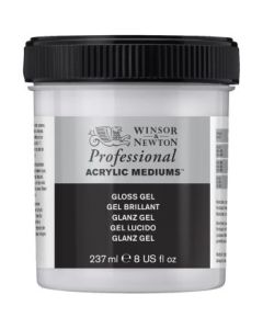 Winsor & Newton Professional Acrylic Medium - Gloss Gel - Jar of 237 ML