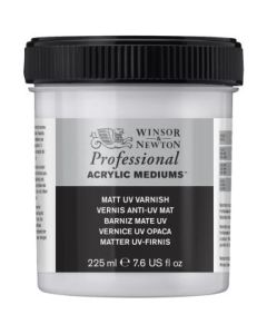 Winsor & Newton Professional Acrylic - Matt UV Varnish - Jar of 225 ML