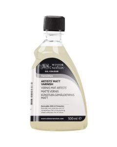 Winsor & Newton Artists' Matt Varnish Bottle - 500 ML