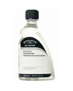 Winsor & Newton Distilled Turpentine Bottle - 500 ML