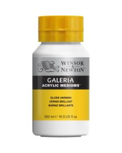 Winsor & Newton Galeria Acrylic Medium - Gloss Varnish - Jar of 500 ML