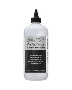 Winsor & Newton Professional Acrylic - Glazing Medium - Bottle of 500 ML