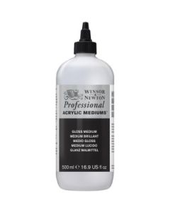 Winsor & Newton Professional Acrylic - Gloss Medium - Bottle of 500 ML