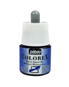 Pebeo Colorex Watercolour Inks - Bottle of 45 ML - Cobalt Blue (004)