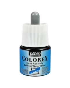 Pebeo Colorex Watercolour Inks - Bottle of 45 ML - Light Blue (005)