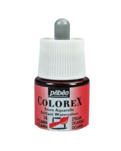 Pebeo Colorex Watercolour Inks - Bottle of 45 ML - Cyclamen (014)