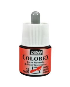 Pebeo Colorex Watercolour Inks - Bottle of 45 ML - Orange (025)