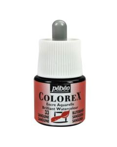 Pebeo Colorex Watercolour Inks - Bottle of 45 ML - Sanguine (033)