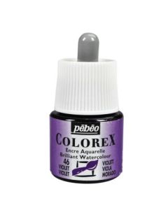 Pebeo Colorex Watercolour Inks - Bottle of 45 ML - Violet (046)