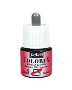 Pebeo Colorex Watercolour Inks - Bottle of 45 ML - Magenta (060)