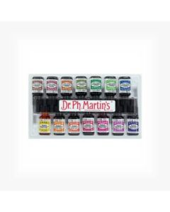 Dr. Ph. Martin's Radiant CONCENTRATED Water Color Paint - 14X15 ml Bottles - Set B