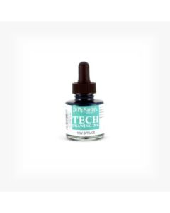 Dr. Ph. Martin's TECH Drawing Ink - 30 ml Bottle - Spruce Green (10W)