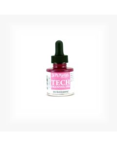 Dr. Ph. Martin's TECH Drawing Ink - 30 ml Bottle - Rhodamine (6W)