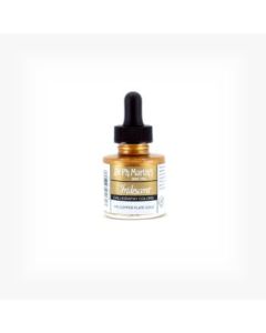 Dr. Ph. Martin's Iridescent Calligraphy Colors Paint - 30 ML Bottle - Copper Plate Gold (11R)