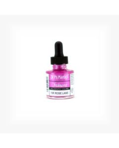 Dr. Ph. Martin's Iridescent Calligraphy Colors Paint - 30 ML Bottle - Rose Lame (19R)