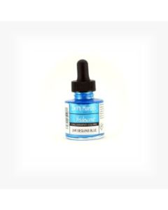 Dr. Ph. Martin's Iridescent Calligraphy Colors Paint - 30 ML Bottle - Sequins Blue (24R)