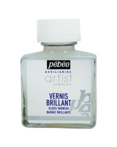 Pebeo Extra Fine Artist Acrylics Auxiliaries - Gloss Varnish - 75 ml bottle