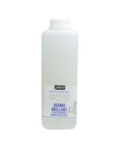 Pebeo Extra Fine Artist Acrylics Auxiliaries - Gloss Varnish - 1000 ml bottle