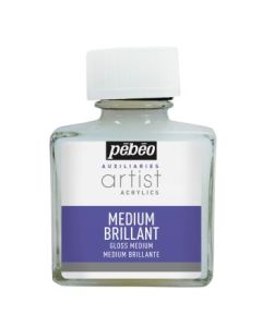 Pebeo Extra Fine Artist Acrylics Auxiliaries -  Medium Brilliant - 75 ml bottle