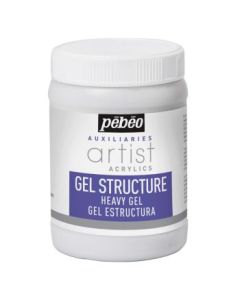 Pebeo Extra Fine Artist Acrylics Auxiliaries -  Heavy Gel - 250 ml jar