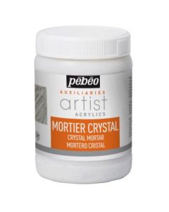 Pebeo Extra Fine Artist Acrylics Auxiliaries -  Crystal Mortar / Texture Gel - 250 ml jar