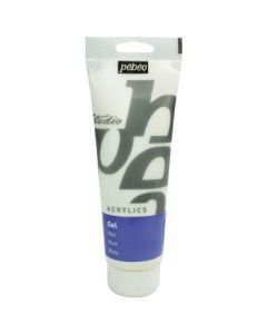 Pebeo Studio Acrylics Auxiliaries - Matt Gel - Tube of 250 ml