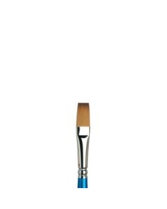 Winsor & Newton Cotman Watercolour Synthetic Hair Brush - Series 666 - One Stroke/ Flat - Short Handle - Size - 3/8"