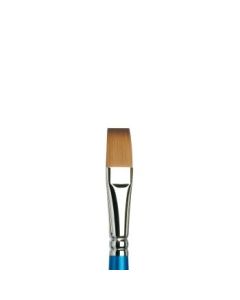 Winsor & Newton Cotman Watercolour Synthetic Hair Brush - Series 666 - One Stroke/ Flat - Short Handle - Size - 1/2"