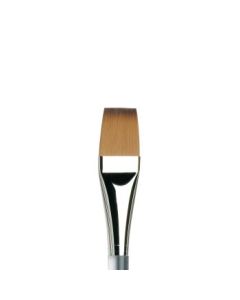 Winsor & Newton Cotman Watercolour Synthetic Hair Brush - Series 777 - One Stroke/ Flat - Clear Short Handle - Size - 3/4"