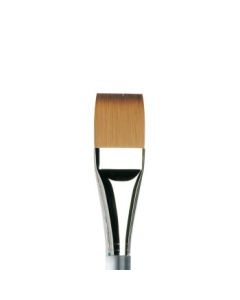 Winsor & Newton Cotman Watercolour Synthetic Hair Brush - Series 777 - One Stroke/ Flat - Clear Short Handle - Size - 1"