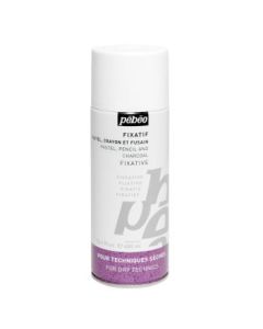 Pebeo Extra Fine Pastel, Pencil and Charcoal Fixative - 400 ml spray