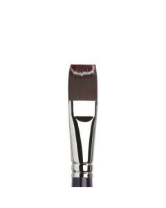 Winsor & Newton Galeria Synthetic Hair Brush - Short Flat / Bright - Long Handle - Size - 22