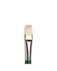 Winsor & Newton Winton Hog Bristle Brush - Flat - Short Handle - Size - 10