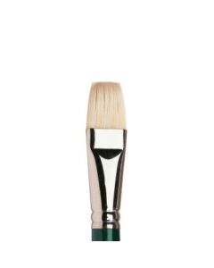 Winsor & Newton Winton Hog Bristle Brush - Flat - Short Handle - Size - 12