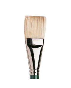 Winsor & Newton Winton Hog Bristle Brush - Flat - Short Handle - Size - 16