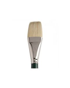 Winsor & Newton Winton Hog Bristle Brush - Flat - Short Handle - Size - 18